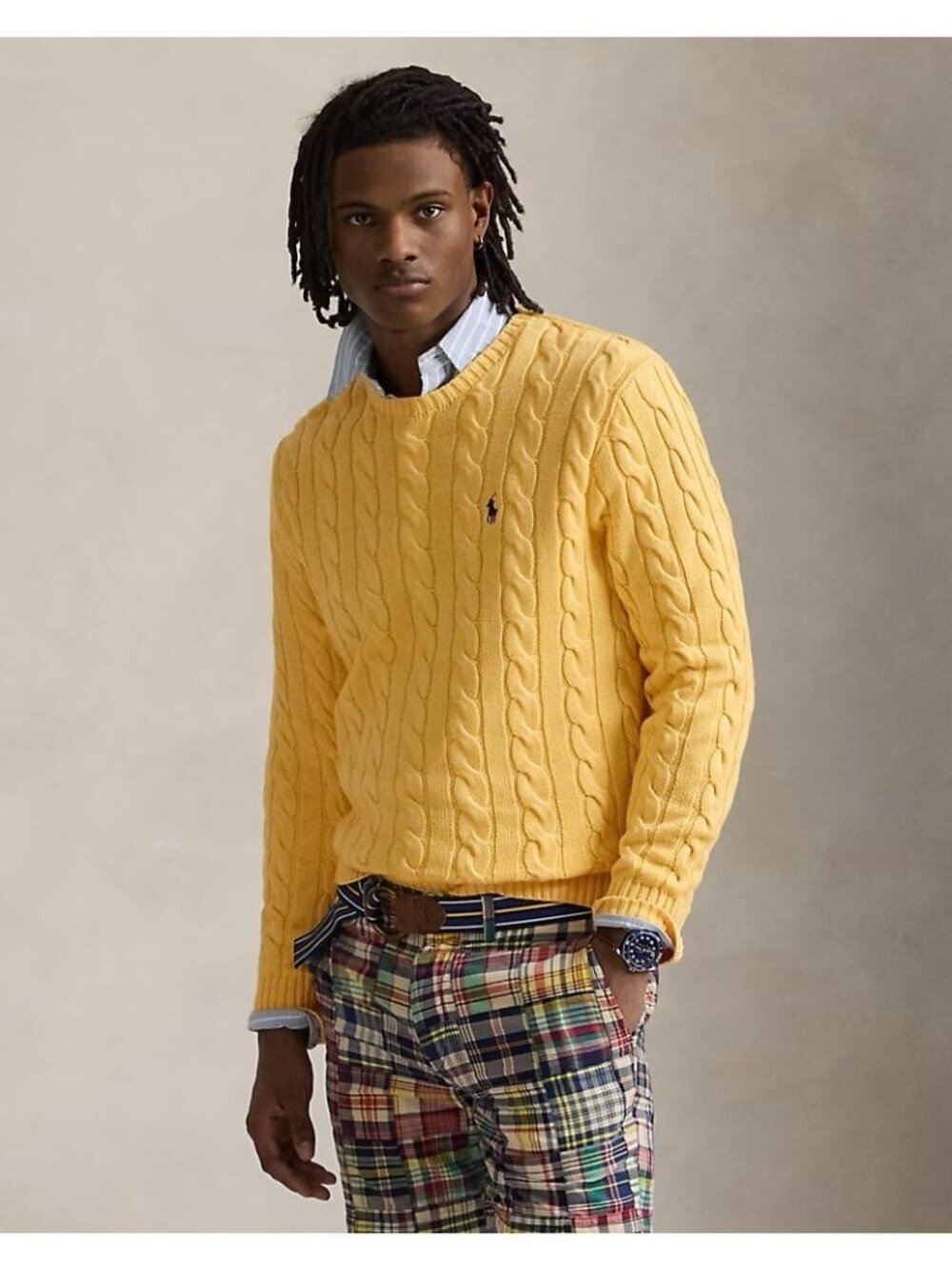 Polo Ralph Lauren cable knit crew neck men’s sweater